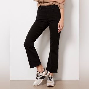 Isola Cropped Boot Jean in Black Size 26